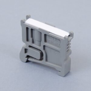 1060024 | GE | GE; Упор и маркировка клеммных групп на DIN-рейку, (серый), маркировка в комлекте разм. 39х8мм, 1232, Onka