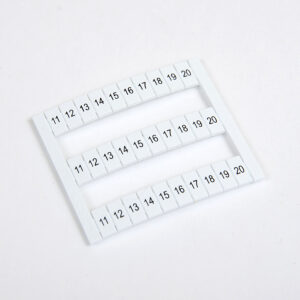 1060311 | OD10(1,5 мм2) Маркировка для клемм (11-20). 
MRK 2,5S. OPK 1,5. OPK2,5S. 1 лист - 30 шт., Onka