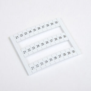 1060312 | OD10(1,5 мм2) Маркировка для клемм (21-30). 
MRK 2,5S. OPK 1,5. OPK2,5S. 1 лист - 30 шт., Onka