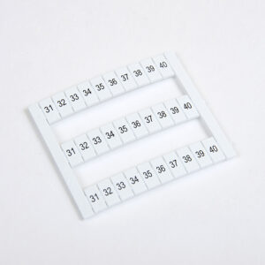 1060313 | OD10(1,5 мм2) Маркировка для клемм (31-40). 
MRK 2,5S. OPK 1,5. OPK2,5S. 1 лист - 30 шт., Onka