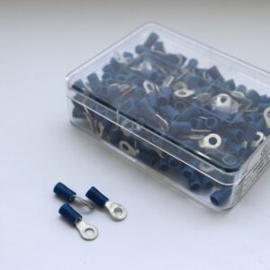 80003911 | 1,5-2,5 mm² 4LV | КОЛЬЦЕВЫЕ НАКОНЕЧНИКИ С ИЗОЛЯЦИЕЙ | Синие