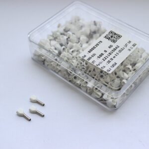 80003979 | 2X0,50 mm 8,0 | ТРУБЧАТЫЕ НАКОНЕЧНИКИ С ИЗОЛЯЦИЕЙ DIN НОРМА | Белые