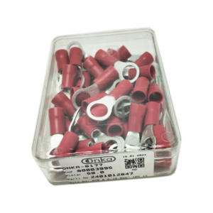 80003995 |8,0-10,0 mm² 10V | КОЛЬЦЕВЫЕ НАКОНЕЧНИКИ С ИЗОЛЯЦИЕЙ | Красные