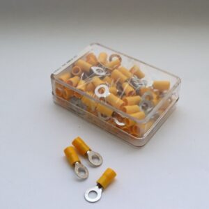 80008529 | 4,0-6,0 mm² 6V | КОЛЬЦЕВЫЕ НАКОНЕЧНИКИ С ИЗОЛЯЦИЕЙ|Желтые