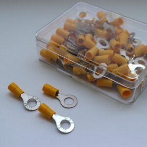 80008530 | 4,0-6,0 mm² 8V | КОЛЬЦЕВЫЕ НАКОНЕЧНИКИ С ИЗОЛЯЦИЕЙ|Желтые
