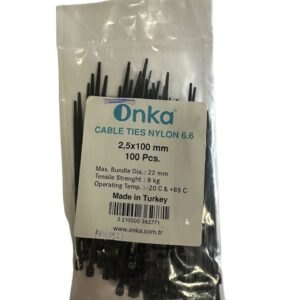 80010327 | КАБЕЛЬНЫЕ СТЯЖКИ 100х2,5 мм | Черные